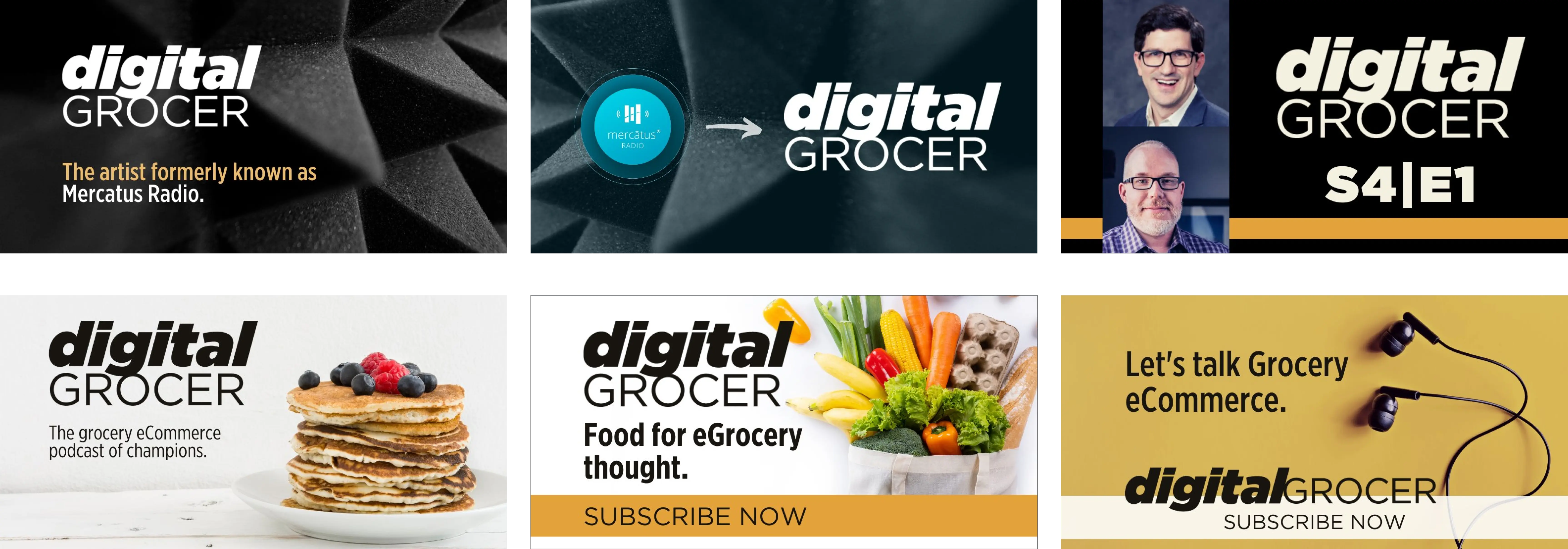6 horizontal socials graphics